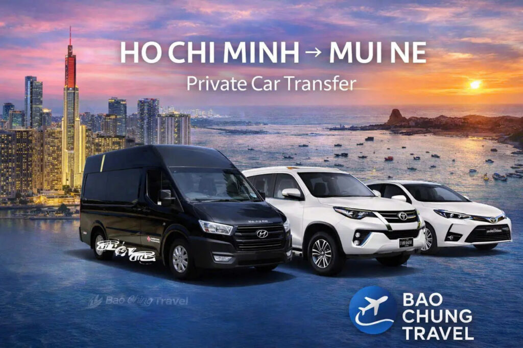 ho chi minh to mui ne private car